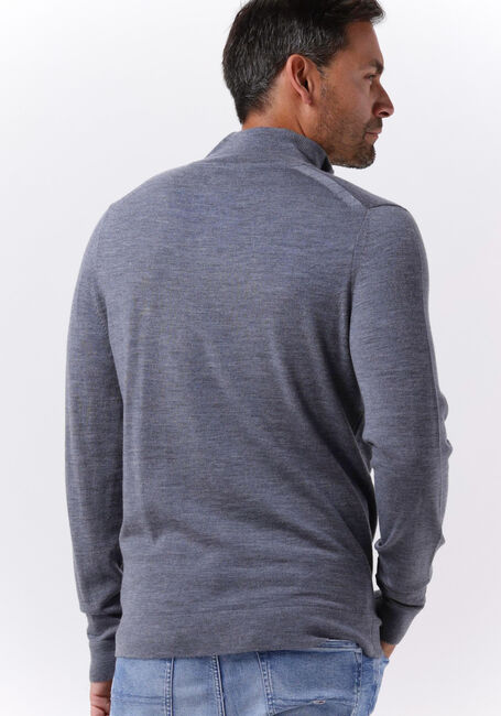 Grijze CALVIN KLEIN Trui MERINO QUARTER ZIP - large