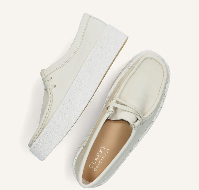 Witte CLARKS ORIGINALS Lage sneakers WALLABEE CUP DAMES Witte CLARKS ORIGINALS Lage sneakers WALLABEE CUP DAMES - large