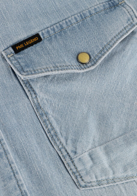 Blauwe PME LEGEND Casual overhemd LONG SLEEVE SHIRT REAL LIGHT BLUE Blauwe PME LEGEND Casual overhemd LONG SLEEVE SHIRT REAL LIGHT BLUE - large