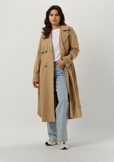 Beige SELECTED FEMME  SLFSIA TRENCH COAT B - large