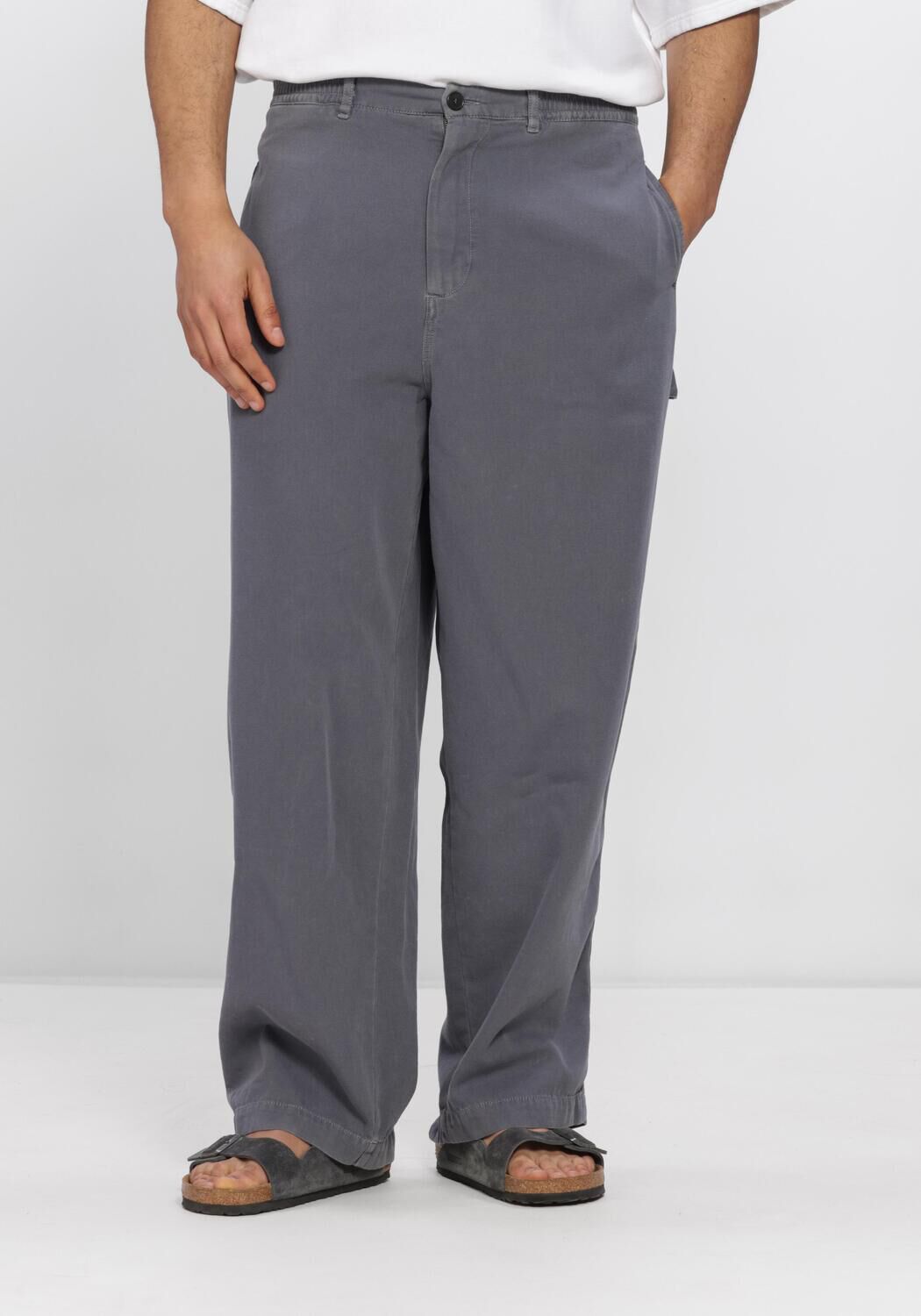 Blauwe AMERICAN VINTAGE Chino LYCAZ PANT