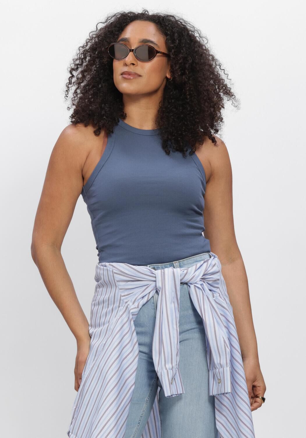 Blauwe EDITED Top ORELIA TOP - large