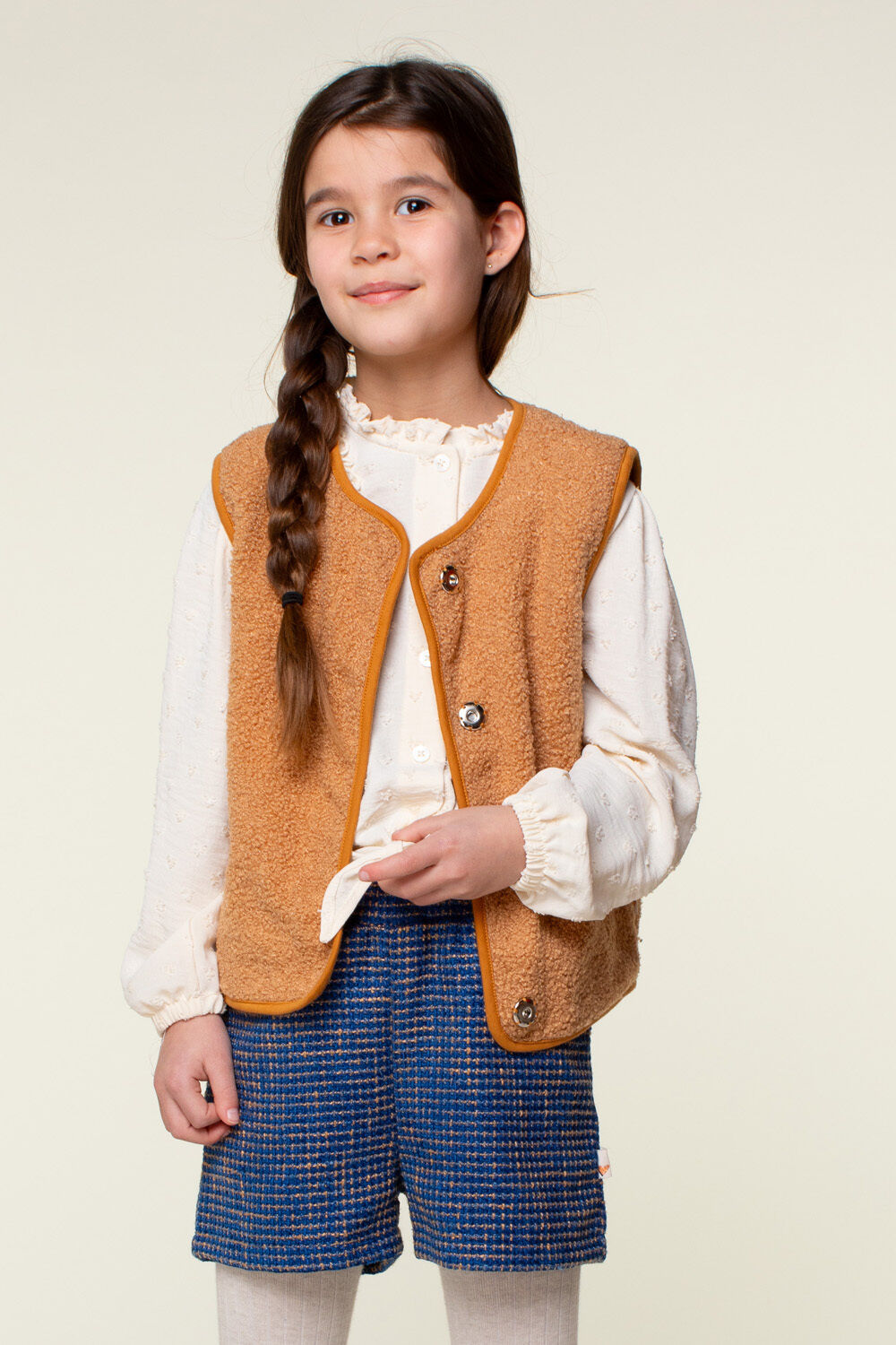 Bruine MOODSTREET Gilet GILET VAJEN - large