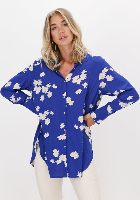 Blauwe MODSTRÖM Blouses MINA PRINT SHIRT - large
