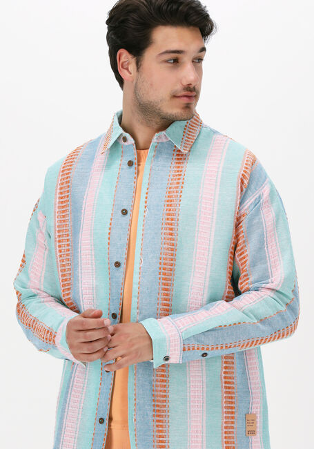 Multi SCOTCH & SODA Overshirt SEASONAL FIT - BASKET WEAVE VOILE SHIRT - large