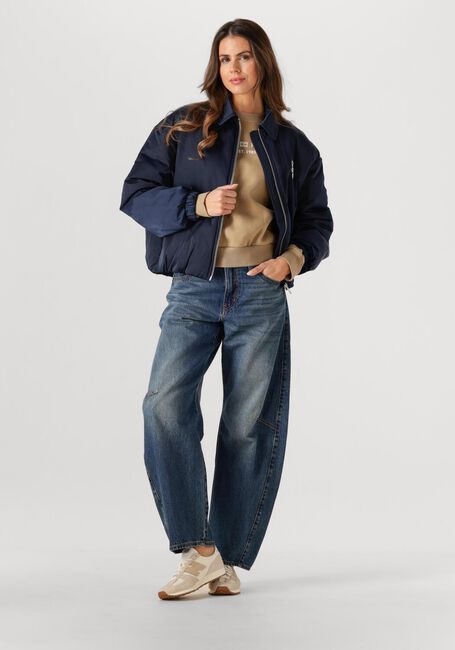 Donkerblauwe TOMMY HILFIGER Jack PADDED NYLON TH JACKET - large