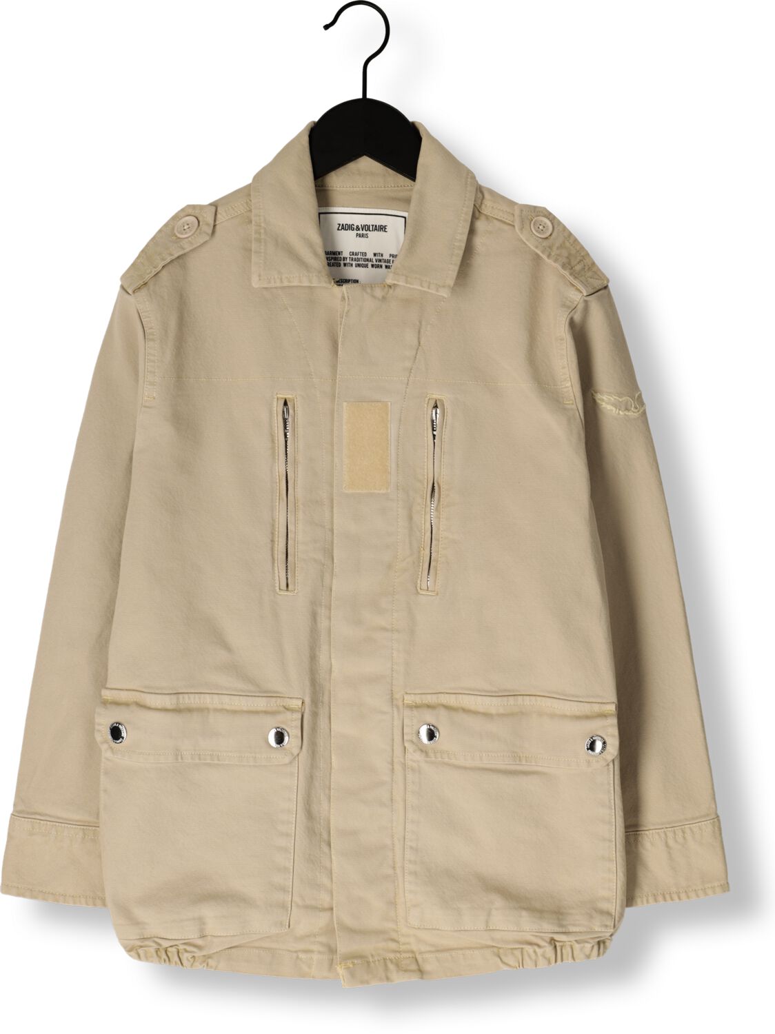 ZADIG & VOLTAIRE Jongens Jassen X60397 Creme