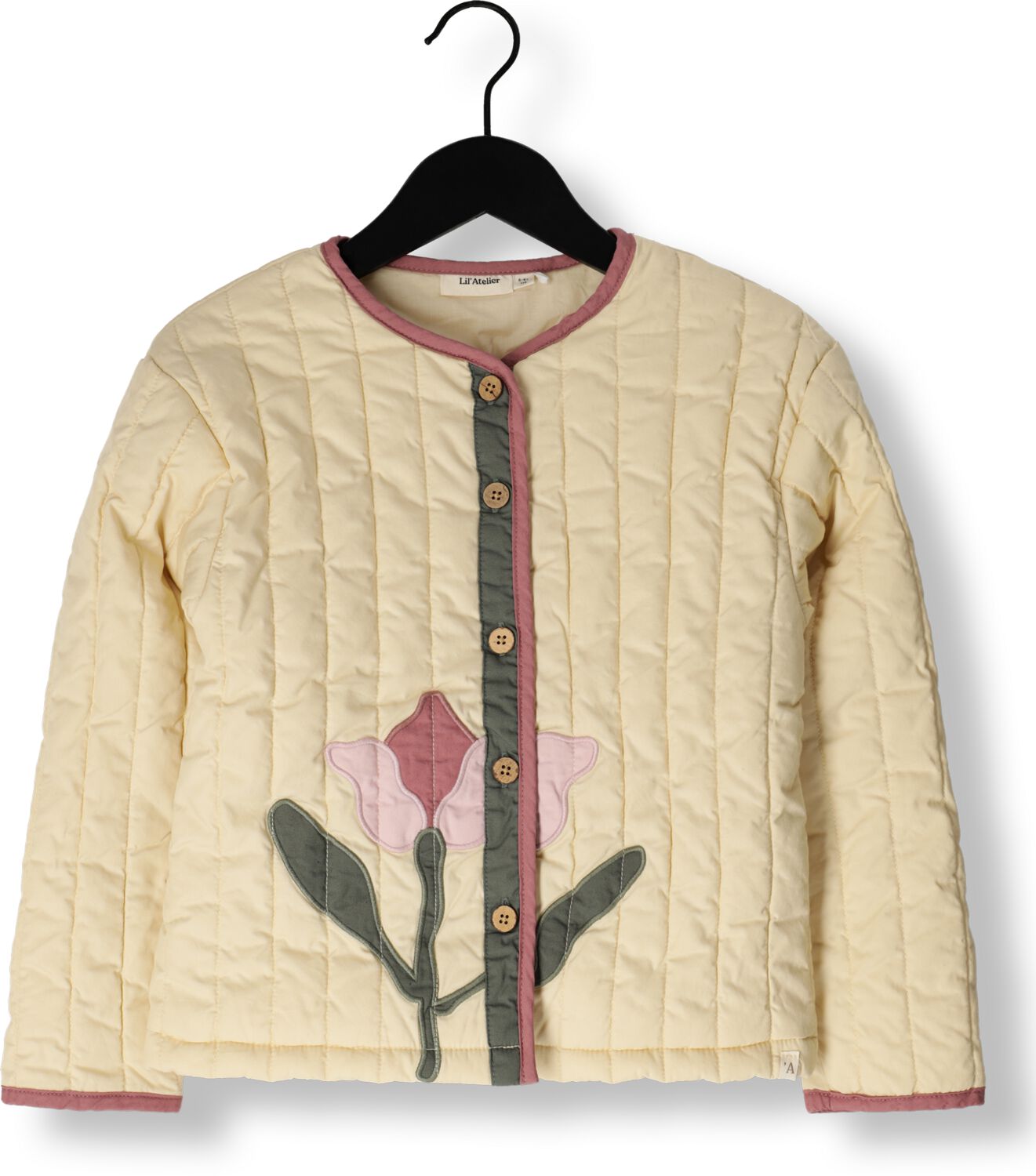 LIL' ATELIER Meisjes Jassen Nmfdunna Quilt Jacket Beige