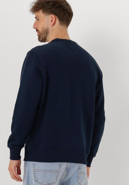 Donkerblauwe TOMMY JEANS Trui TJM REG BAGDE CREW EXT - large