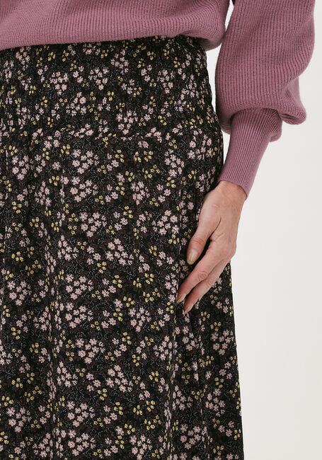 Zwarte MSCH COPENHAGEN Midirok ILUNA RIKKELIE SKIRT - large