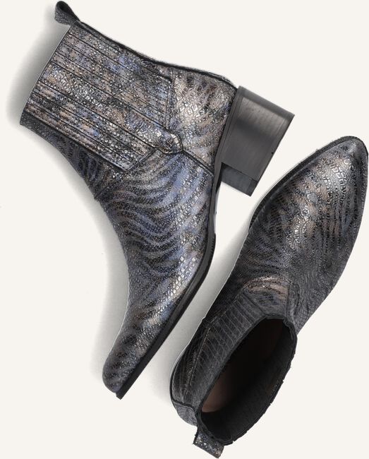 Blauwe FLORIS VAN BOMMEL Enkellaarsjes SFW-50053 Blauwe FLORIS VAN BOMMEL Enkellaarsjes SFW-50053 - large
