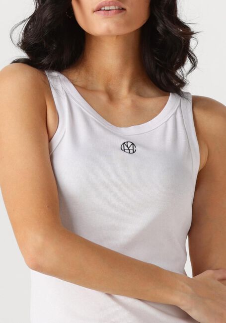 Witte MSCH COPENHAGEN T-shirt MSCHGUBBE RASMIA ICON SL TOP - large