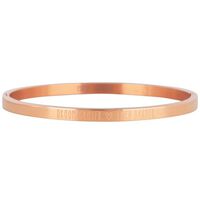Gouden MY JEWELLERY Armband DROOM GROTER, LACH HARDER BANG - medium