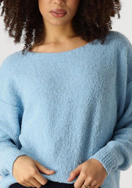 Blauwe NUKUS Trui MATILDE PULLOVER BOUCLE - large