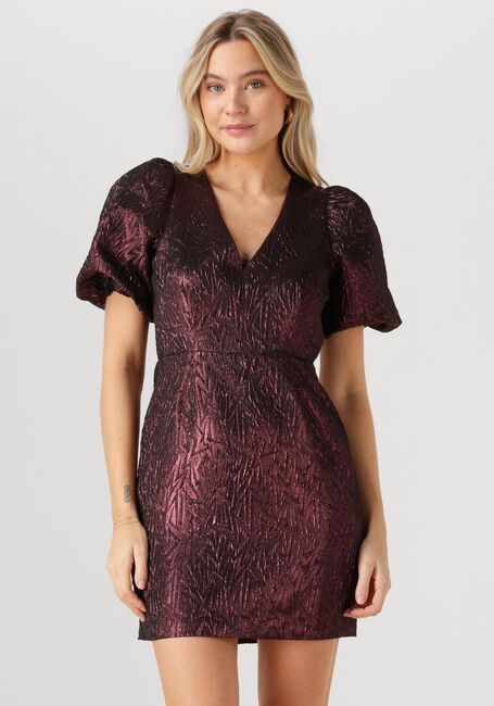 Bordeaux FREEBIRD Mini jurk DEANNA - large