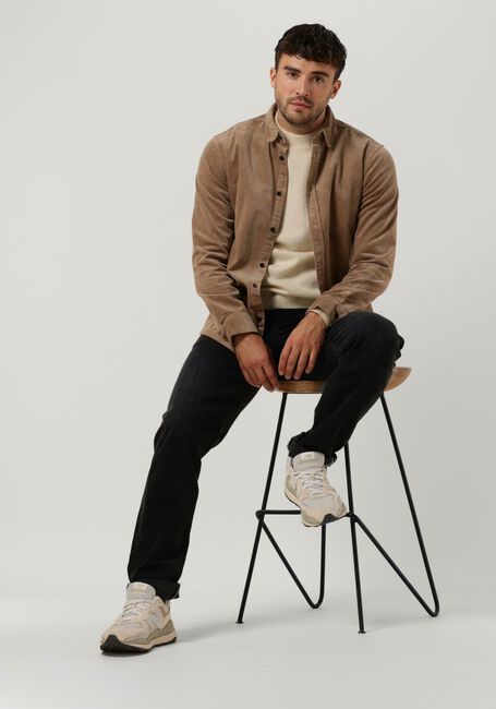 Beige ANERKJENDT Overshirt AKLEIF CORDUROY SHIRT - large