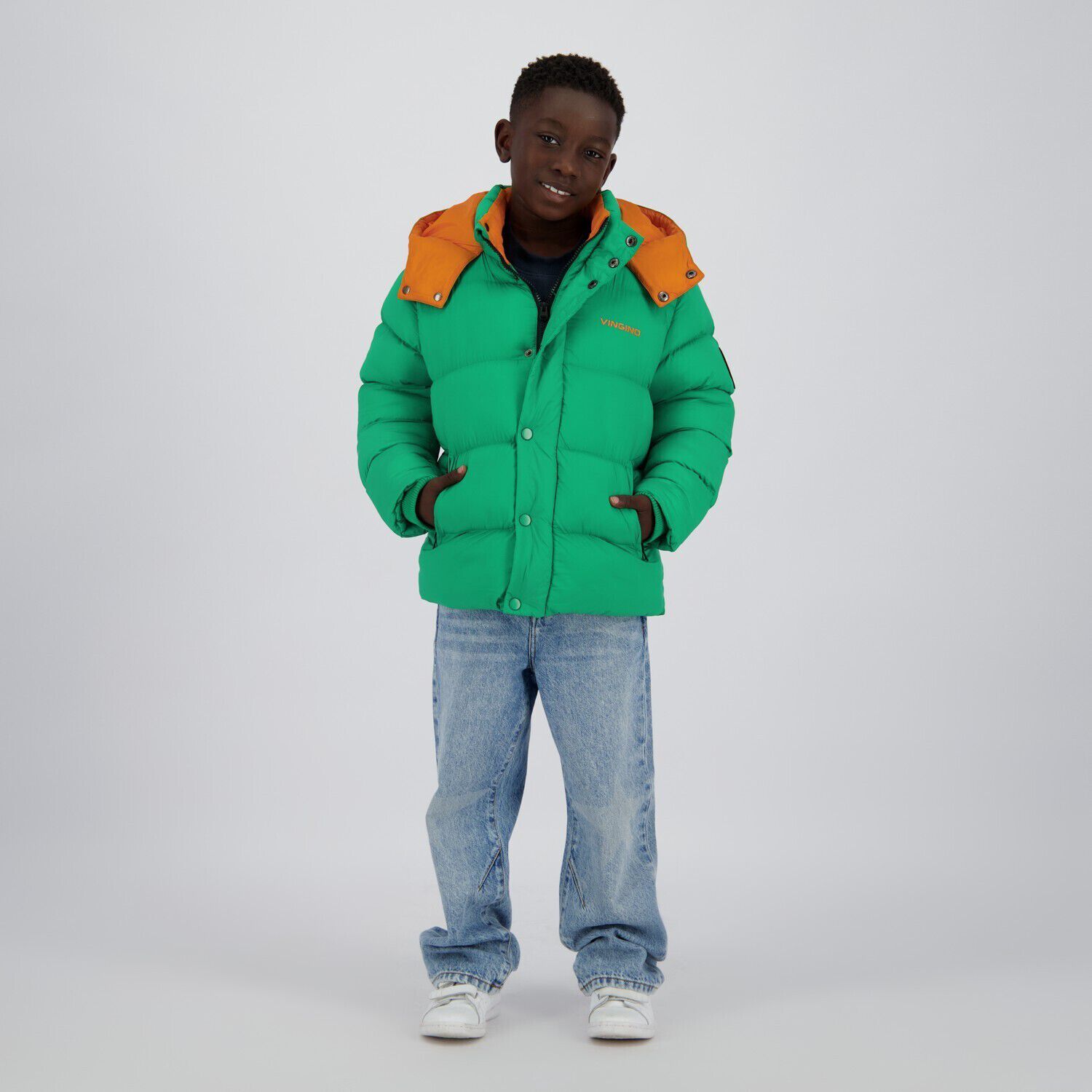 Groene VINGINO Gewatteerde jas TOCLAR - large