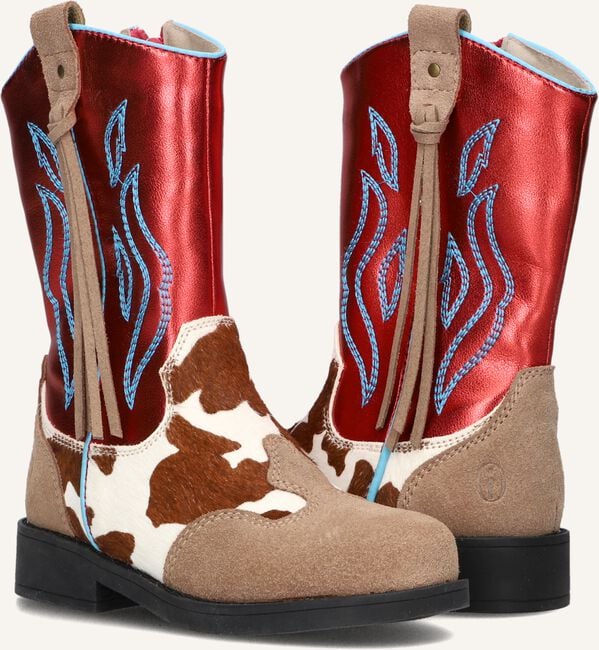 Rode SHOESME Cowboylaarzen NW25W013 Rode SHOESME Cowboylaarzen NW25W013 - large