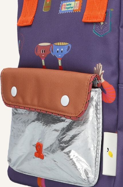 Paarse STICKY LEMON Rugtas SMALL BACKPACK Paarse STICKY LEMON Rugtas SMALL BACKPACK - large