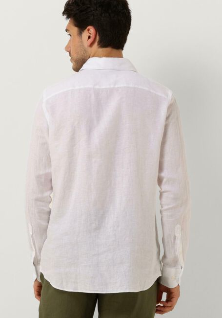 Witte PROFUOMO Klassiek overhemd SHIRT X-CUTAWAY SC LINNEN - large