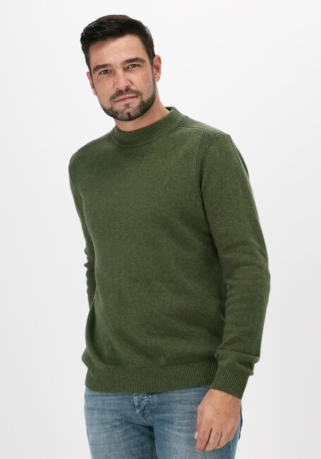 Donkergroene ANERKJENDT Trui AKRICO LAMBSWOOL KNIT - large