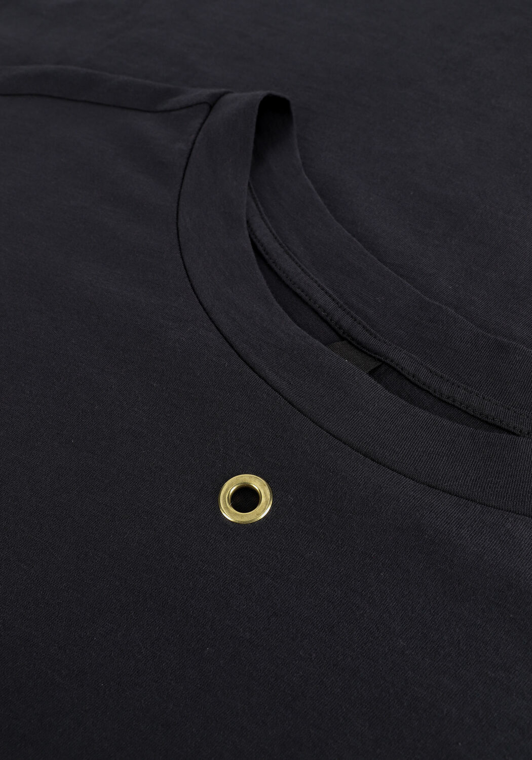 Donkergrijze 10DAYS Top WIDE TEE EYELET - large