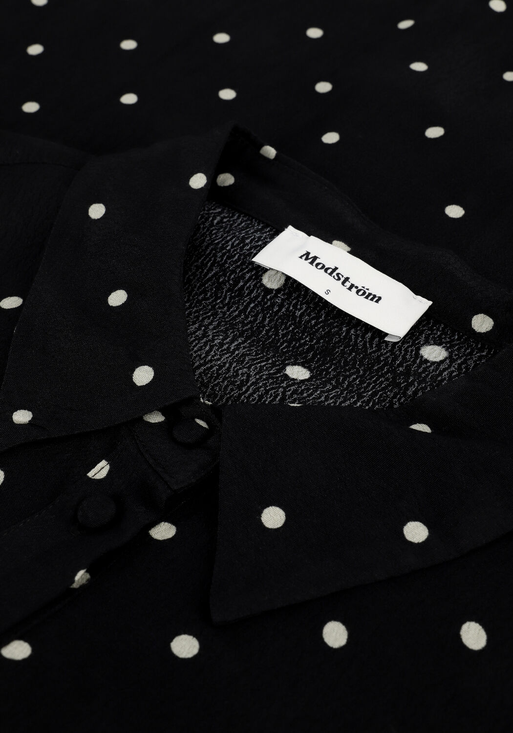 Zwarte MODSTR&Ouml;M Blouses NEELA PRINT SHIRT - large