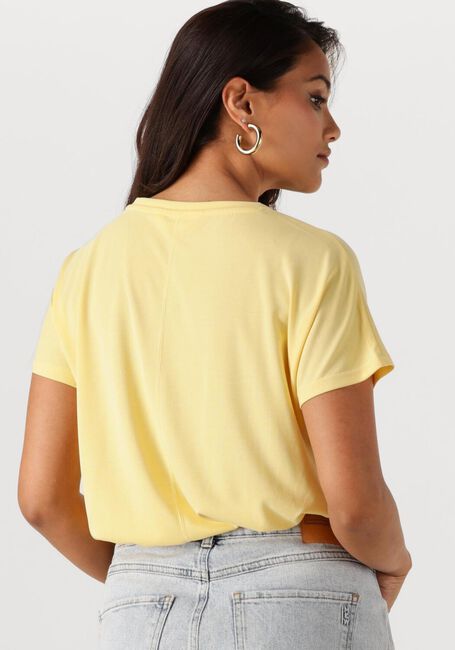 Gele MSCH COPENHAGEN T-shirt MSCHFENYA MODAL V NECK TEE - large