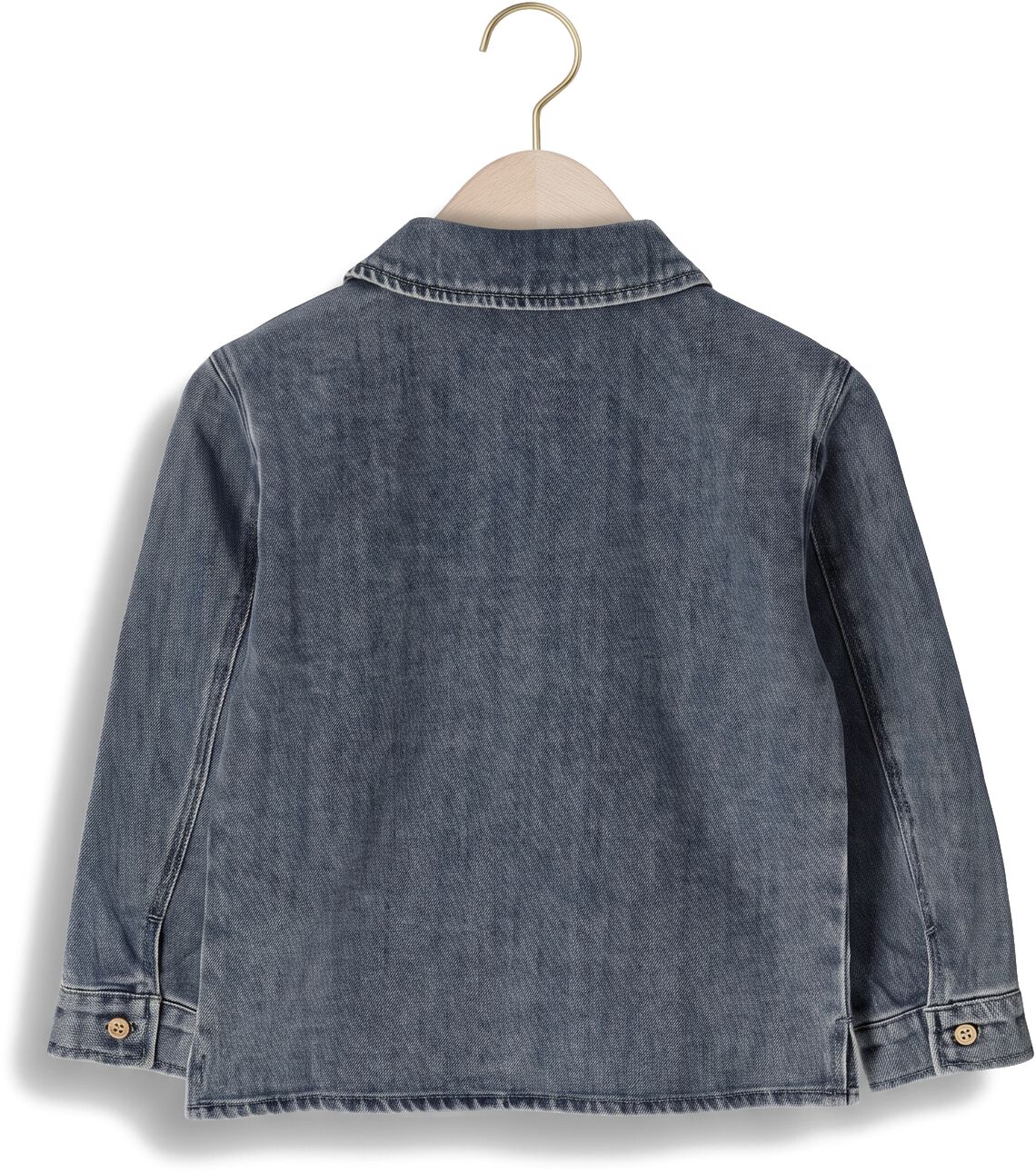 LIL' ATELIER Jongens Overhemden Nmmobello Ls Loose Overshirt 1144-se Lil Blauw
