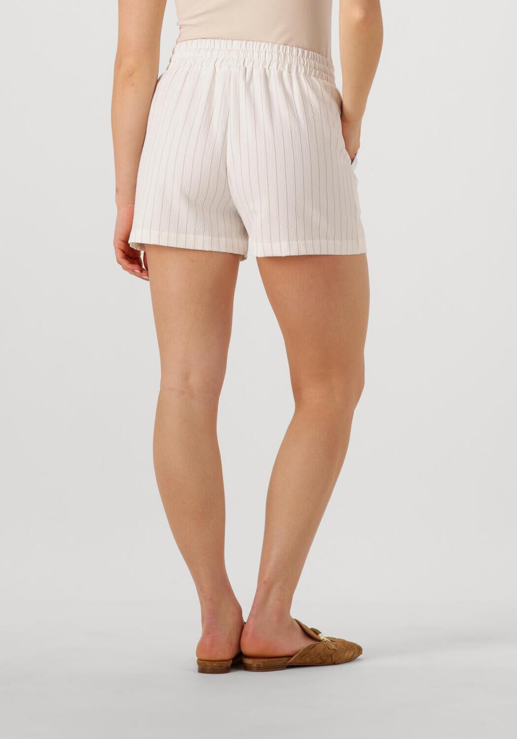 AIMEE THE LABEL Dames Broeken Page Stripe Wit