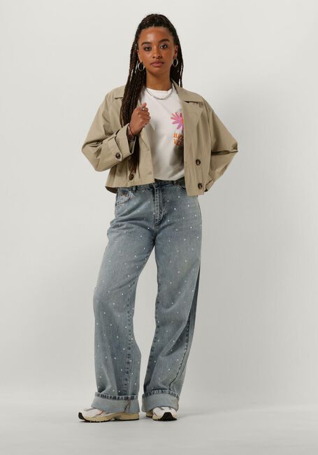 Gebroken wit YDENCE T-shirt T-SHIRT HAPPY VIBES Gebroken wit YDENCE T-shirt T-SHIRT HAPPY VIBES - large