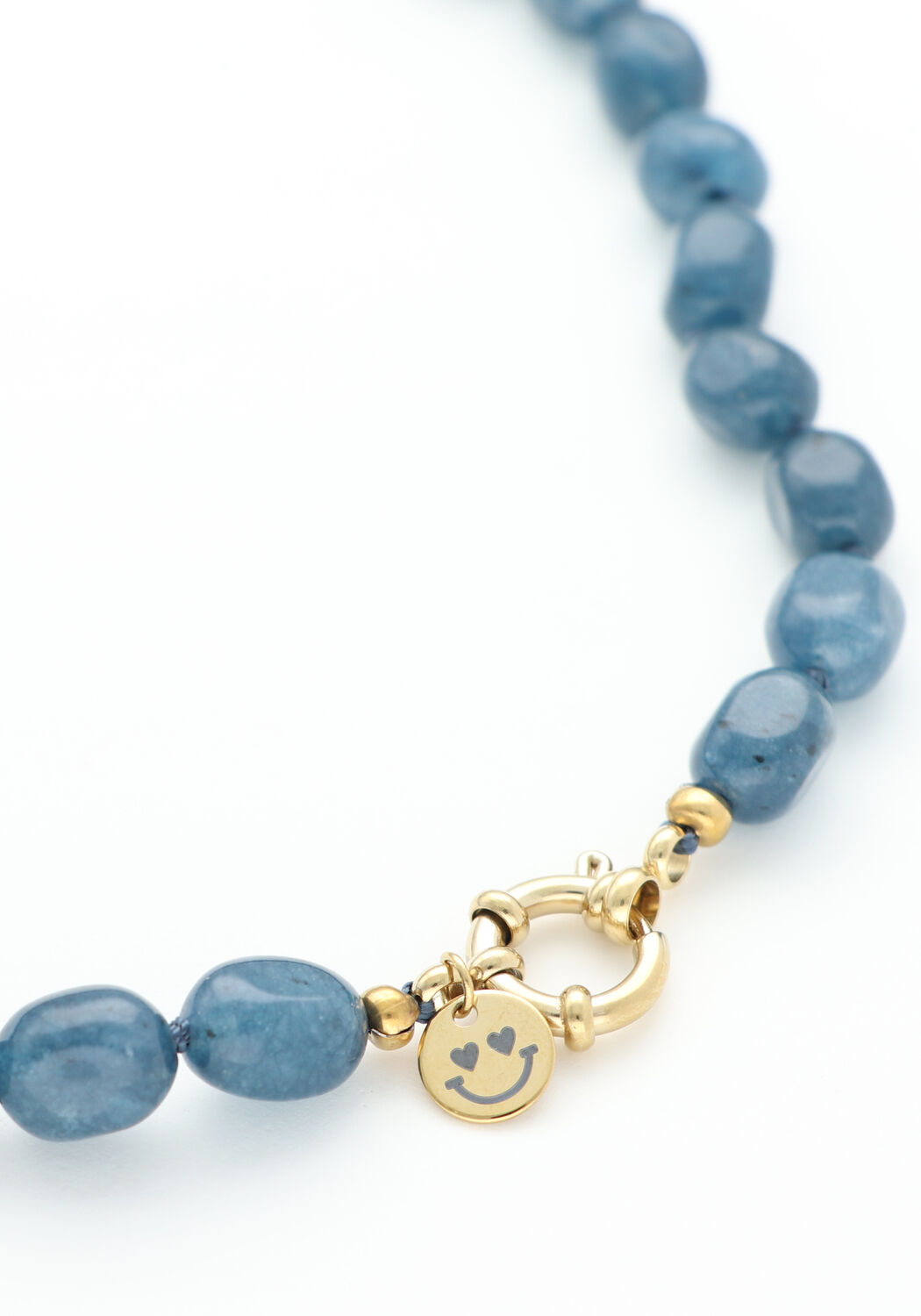 Blauwe BONNIE STUDIOS Kettingen BOBBY NECKLACE - large