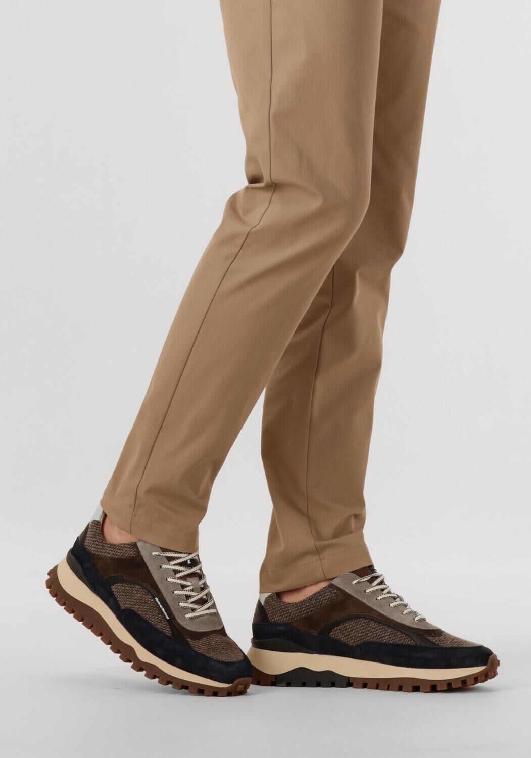 Bruine FLORIS VAN BOMMEL Lage sneakers SFM-10156 DE GROMMER - large