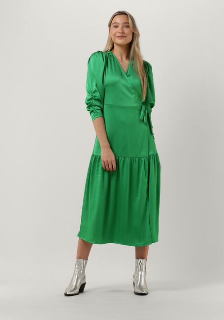 Groene CO'COUTURE Maxi jurk MIRA WRAP DRESS - large