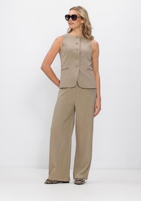 Grijze YDENCE Wijde broek PANTS YADE - large