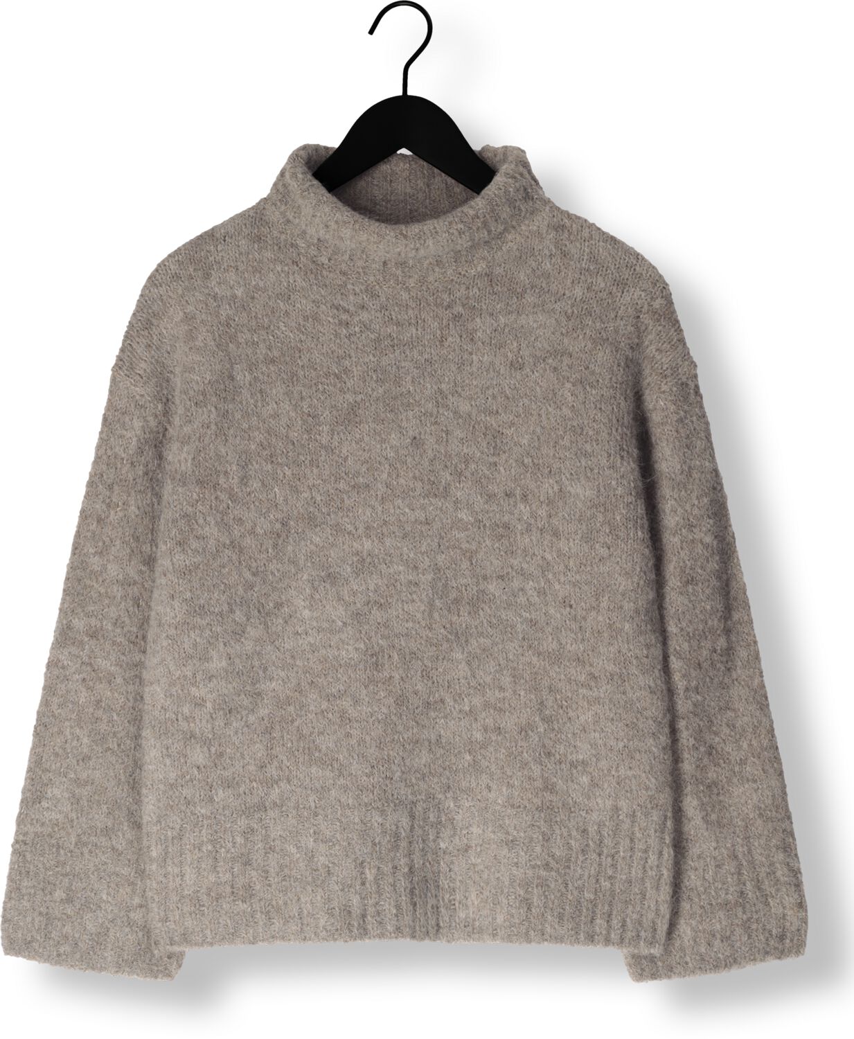 SELECTED FEMME Dames Truien & Vesten Slfgabella Ls Knit High-neck Grijs