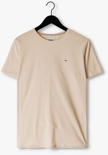 Beige TOMMY JEANS T-shirt TJM SLIM JASPE C NECK - large