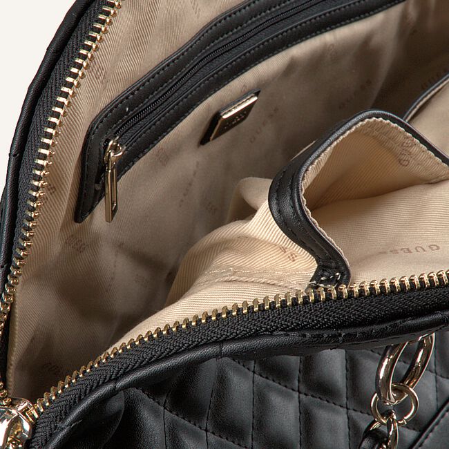 Zwarte GUESS Schoudertas ILLY DOME SATCHEL Zwarte GUESS Schoudertas ILLY DOME SATCHEL - large