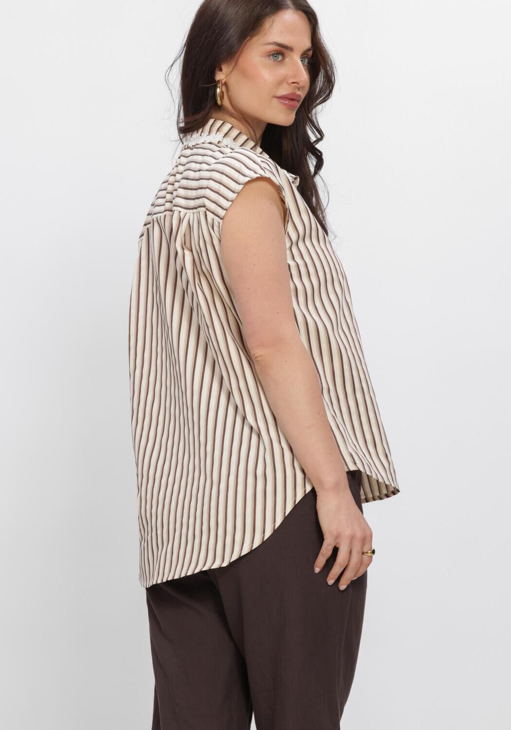 Bruine YDENCE Blouses BLOUSE EMI - large