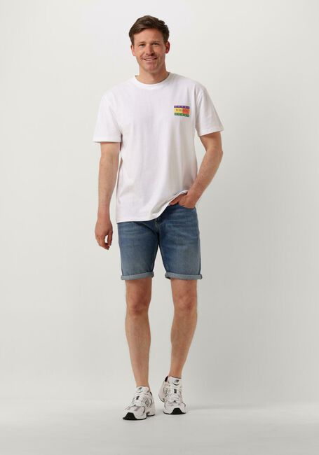 Gebroken wit TOMMY JEANS T-shirt TJM REG SUMMER FLAG TEE - large