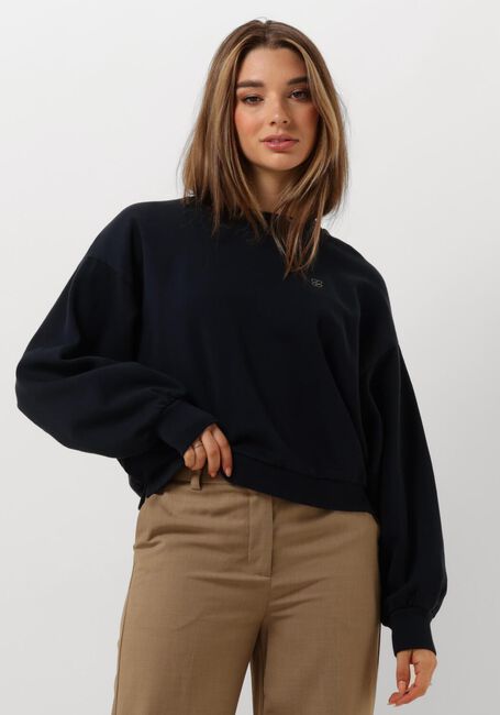 Donkerblauwe BY-BAR Trui BIBI LUCKY CURVE SWEATER - large