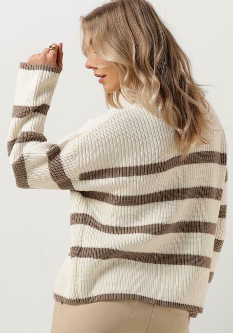 Witte SELECTED FEMME Trui SLFBLOOMIE LS KNIT O-NECK B - large