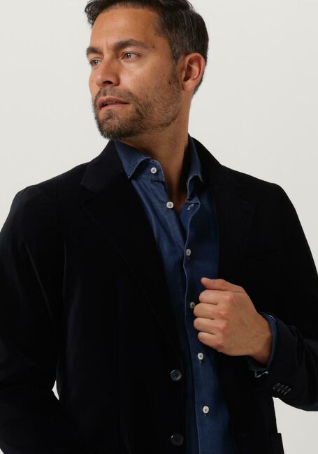 Donkerblauwe SELECTED HOMME Colbert SLIM-PORTLAND VELVET BLZ - large