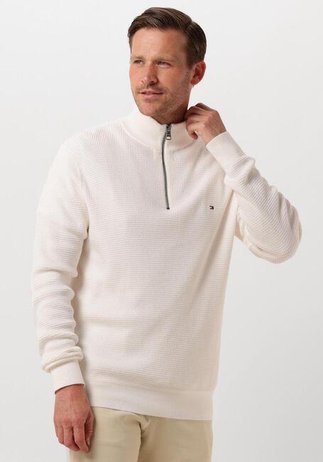 Witte TOMMY HILFIGER Trui REFINED STRUCTURE ZI - large