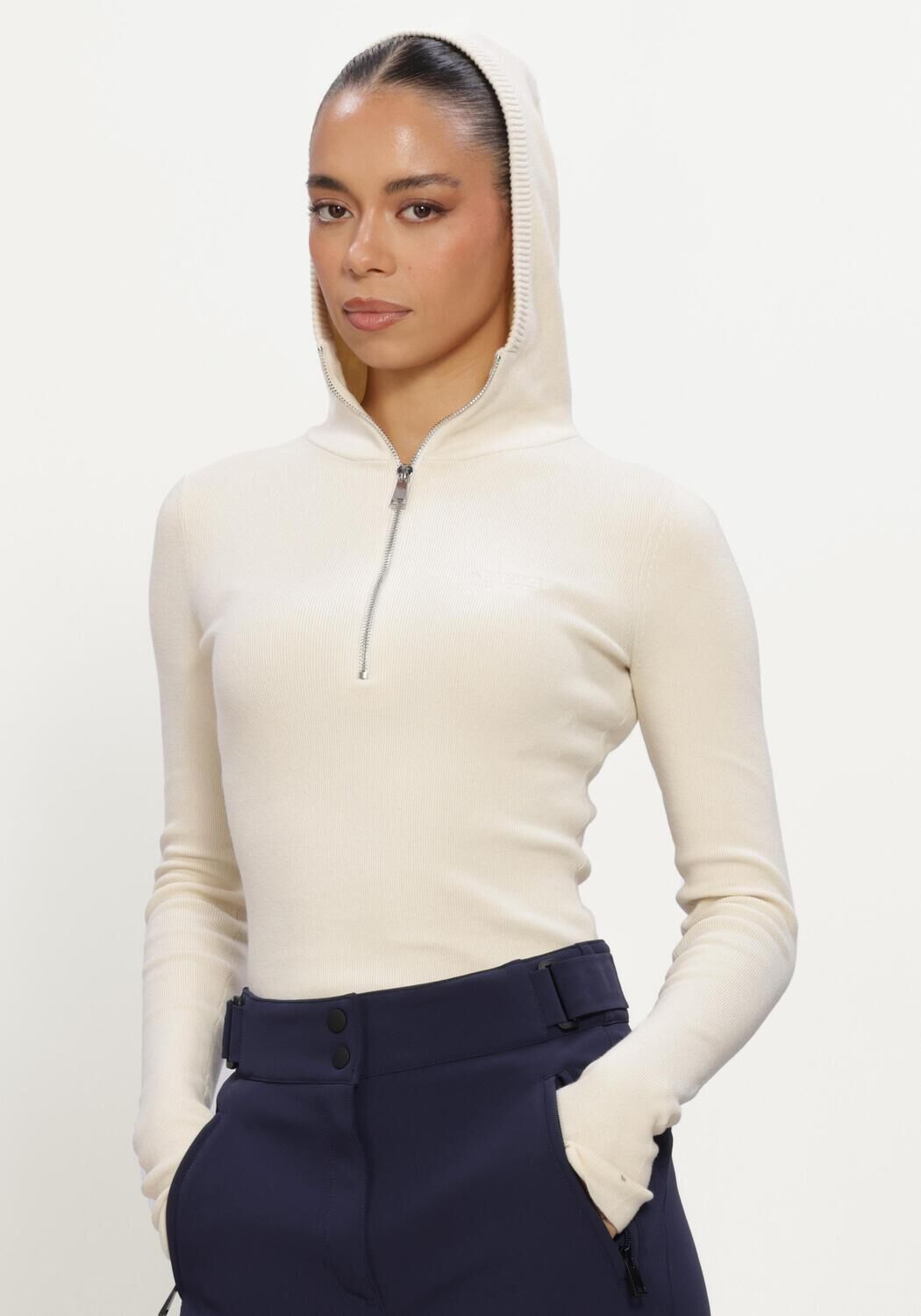 Creme AIRFORCE Sporttruien BALACLAVA ZIP PULLY - large