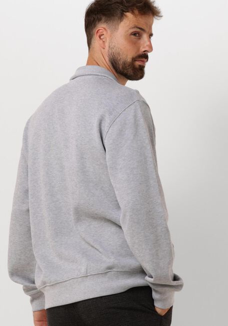 Grijze LACOSTE Trui REGULAR FIT HIGH NECK ZIPPED SWEATSHIRT - large