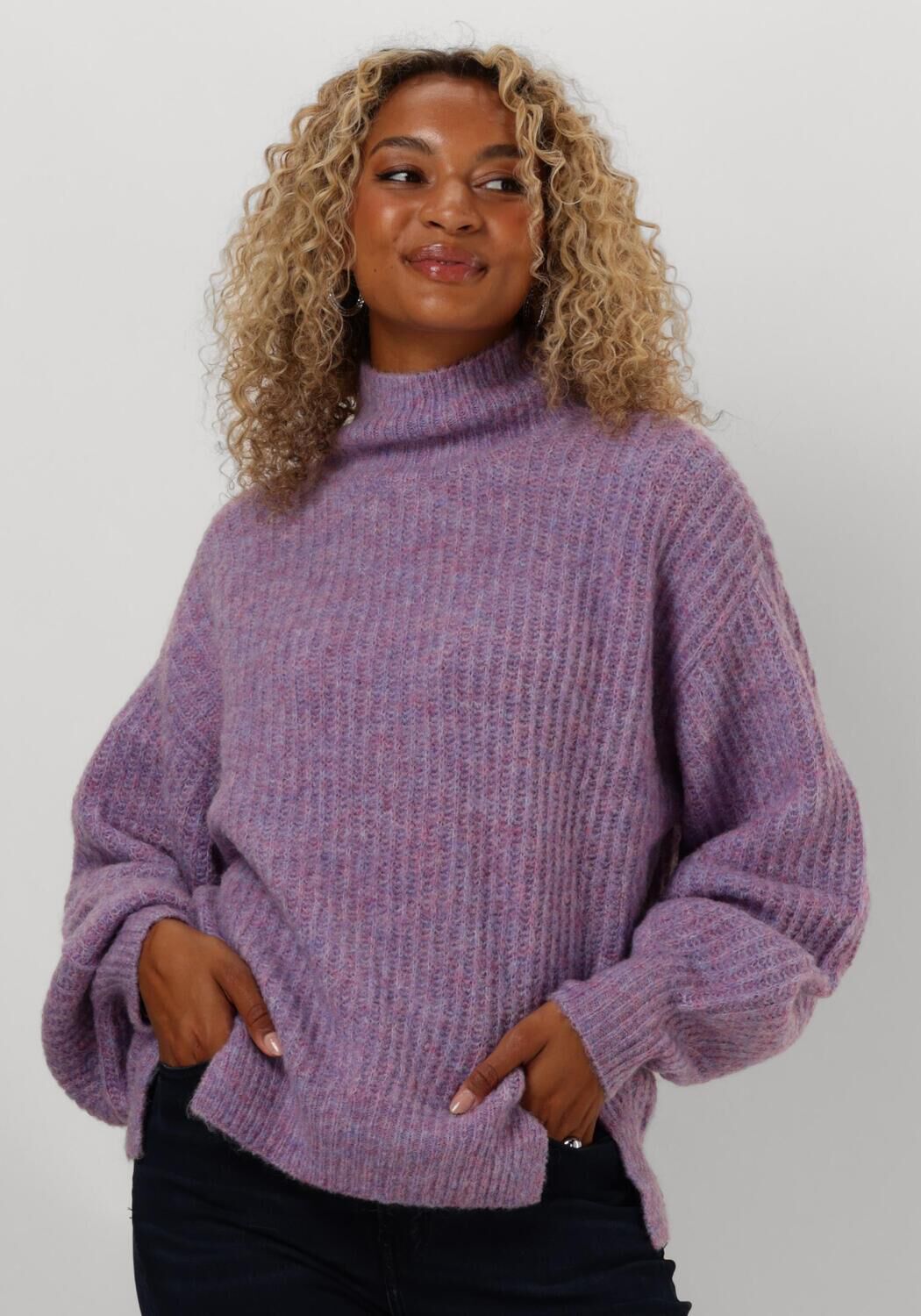 paarse another label trui daly knitted pull