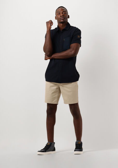 Blauwe PME LEGEND Polo SHORT SLEEVE SHIRT CTN JERSEY SLUB ABATE - large