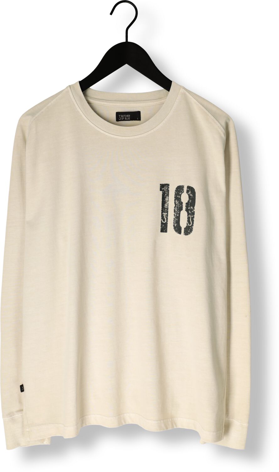 BUTCHER OF BLUE Heren Polo's & T-shirts Army 18 Bob Loose Tee Ls Beige