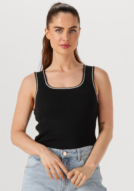 Zwarte SELECTED FEMME Top SLFKAMMA JENNY SL KNIT TOP - large
